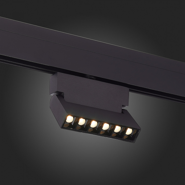 ST362.446.06 Магнитный трековый светильник Черный LED 1*6W 4000K 532Lm Ra&gt;90 36° IP20 L120xW22xH134 48V SKYLINE 48, изображение 7