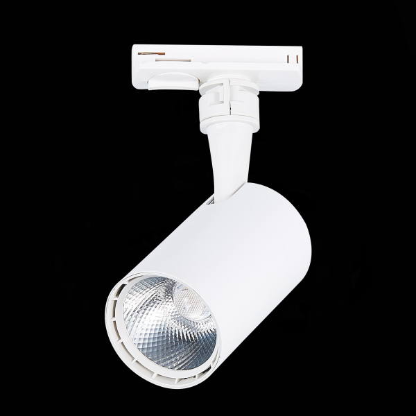 ST351.536.10.36 Св-к трек. Белый LED 1*10W 3000K 900Lm Ra?90 36° IP20 L98xW59xH154 100-240V Однофазная трековая система, изображение 6
