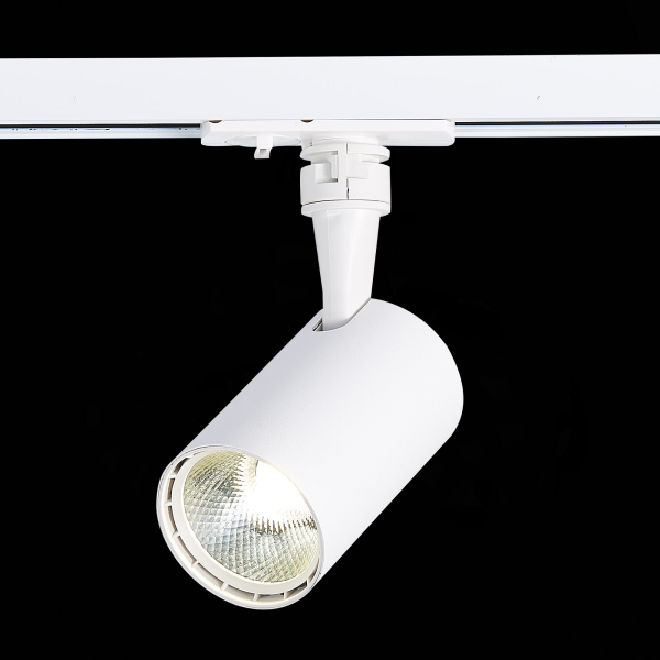 ST351.546.10.36 Св-к трек. Белый LED 1*10W 4000K 900Lm Ra?90 36° IP20 L98xW59xH154 100-240V Однофазная трековая система, изображение 4