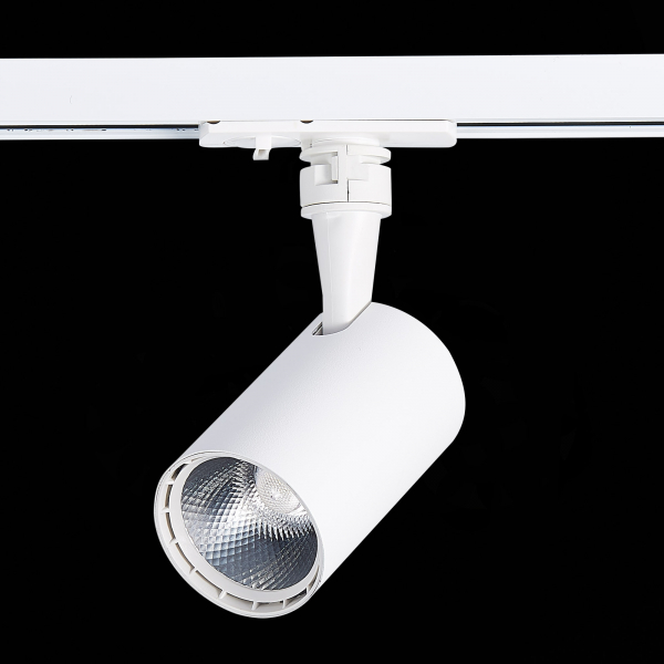 ST351.546.10.36 Св-к трек. Белый LED 1*10W 4000K 900Lm Ra?90 36° IP20 L98xW59xH154 100-240V Однофазная трековая система, изображение 5