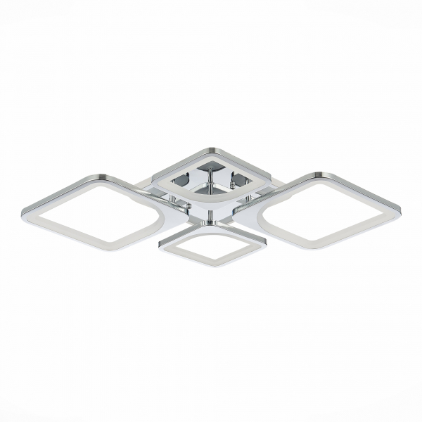 SLE500312-04RGB Светильник потолочный Хром/Белый LED 1*112W RGB 8W 3000-6000K GIURA, изображение 4