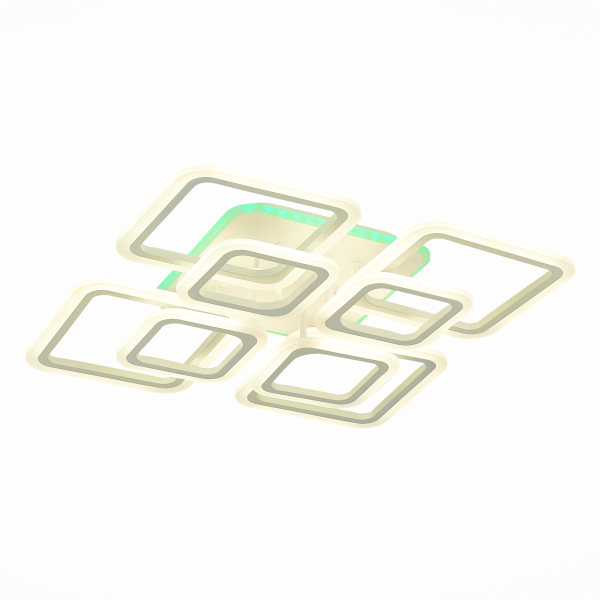 SLE200452-08RGB Светильник потолочный Белый/Белый LED 1*176W RGB 10W 3000-6000K QUTRO