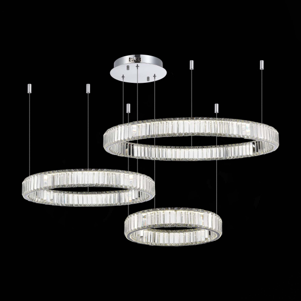 SL1622.113.03 Люстра подвесная ST-Luce Хром/Прозрачный LED 1*122W 4000K TIVOLI, изображение 3