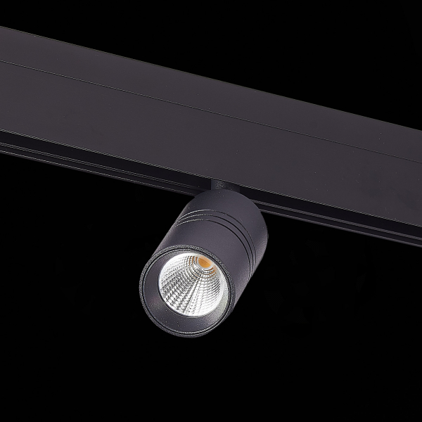 ST365.446.07 Магнитный трековый светильник Черный LED 1*7W 4000K 595Lm Ra&gt;90 36° IP20 D44xH90 48V SKYLINE 48, изображение 5