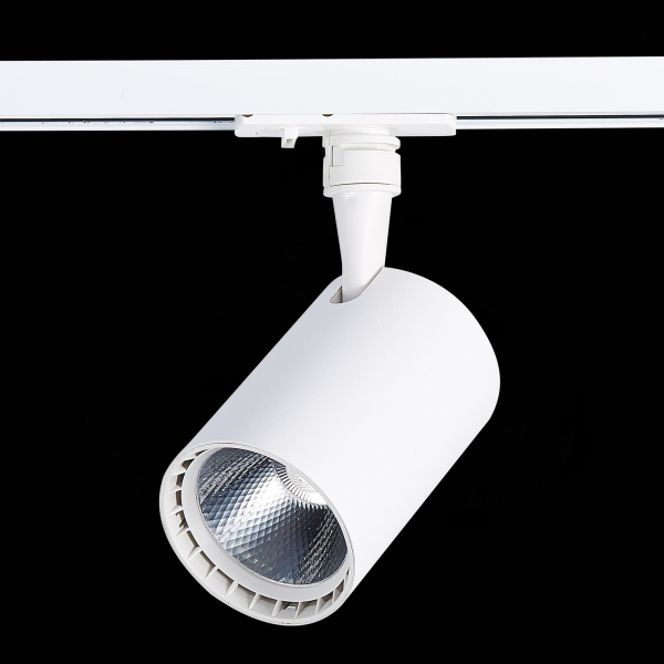 ST351.536.15.36 Св-к трек. Белый LED 1*15W 3000K 1 350Lm Ra?90 36° IP20 L118xW78xH174 100-240V Однофазная трековая система, изображение 5