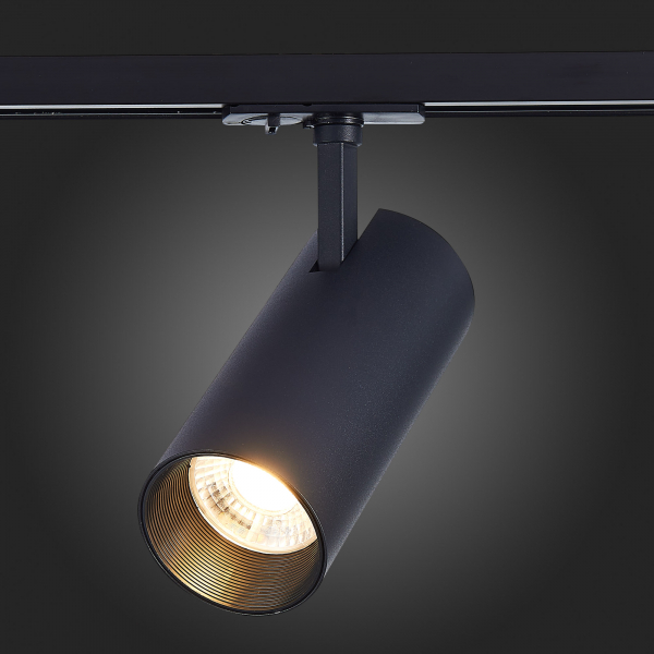 ST350.446.30.36 Св-к трек. Черный LED 1*30W 4000K 2 700Lm Ra?90 36° IP20 L177xW77xH204 100-240V Однофазная трековая система, изображение 7