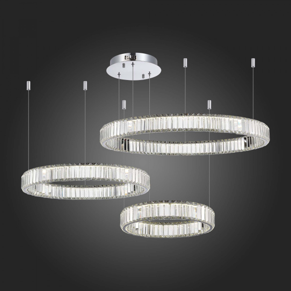 SL1622.113.03 Люстра подвесная ST-Luce Хром/Прозрачный LED 1*122W 4000K TIVOLI, изображение 4