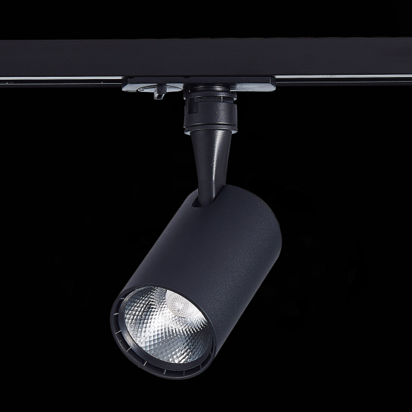 ST351.436.10.36 Св-к трек. Черный LED 1*10W 3000K 900Lm Ra?90 36° IP20 L98xW59xH154 100-240V Однофазная трековая система, изображение 5