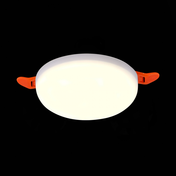 ST700.538.08 Св-к встр. Белый LED 1*8W 3000K 690Lm Ra80 180° IP44 D90xH20 85-265V Встраиваемые светильники, изображение 6