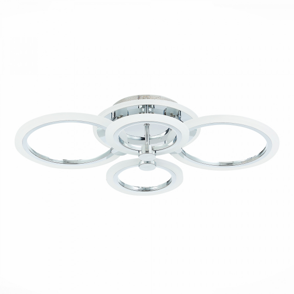 SLE500512-04RGB Светильник потолочный Хром/Белый LED 1*72W RGB 7W 3000-6000K CERINA, изображение 4