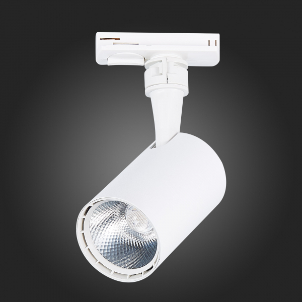 ST351.536.10.36 Св-к трек. Белый LED 1*10W 3000K 900Lm Ra?90 36° IP20 L98xW59xH154 100-240V Однофазная трековая система, изображение 9