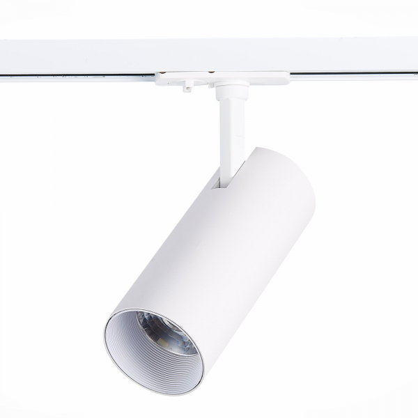 ST350.536.20.36 Св-к трек. Белый LED 1*20W 3000K 1 800Lm Ra?80 36° IP20 L158xW65xH193 100-240V Однофазная трековая система, изображение 2