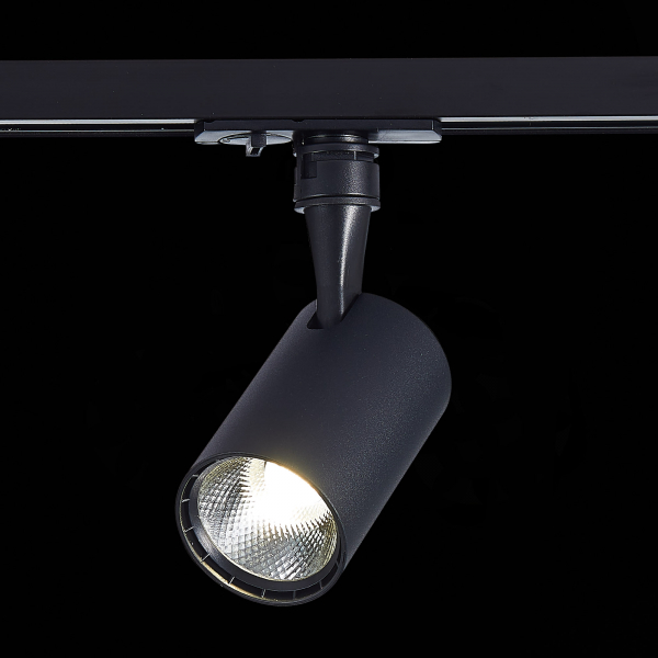 ST351.436.10.36 Св-к трек. Черный LED 1*10W 3000K 900Lm Ra?90 36° IP20 L98xW59xH154 100-240V Однофазная трековая система, изображение 4
