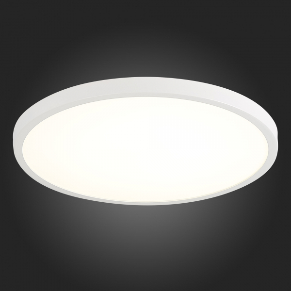 ST601.532.32 Светильник потолочный Белый LED 1*32W 3000K 2 880Lm Ra&gt;80 120° IP20 D400xH25 185-265V Накладные светильники, изображение 5