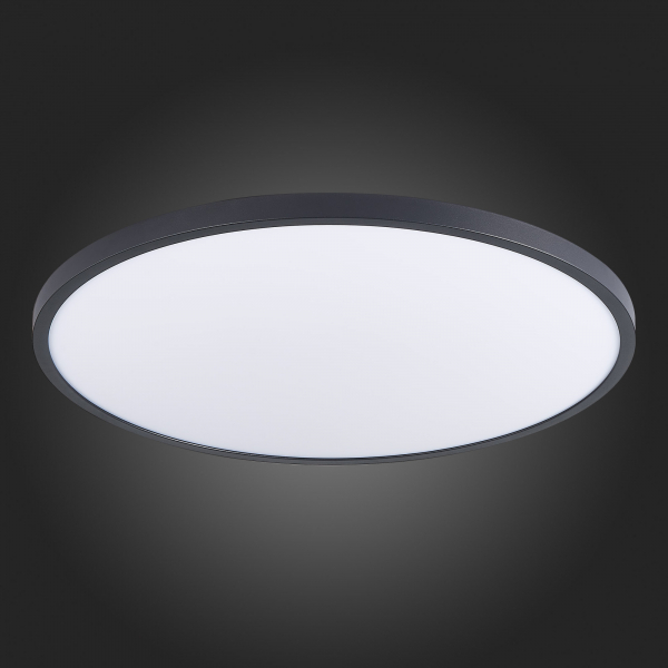 ST601.442.48 Светильник потолочный Черный LED 1*48W 4000K 4 320Lm Ra&gt;90 120° IP20 D600xH27 185-265V Накладные светильники, изображение 6