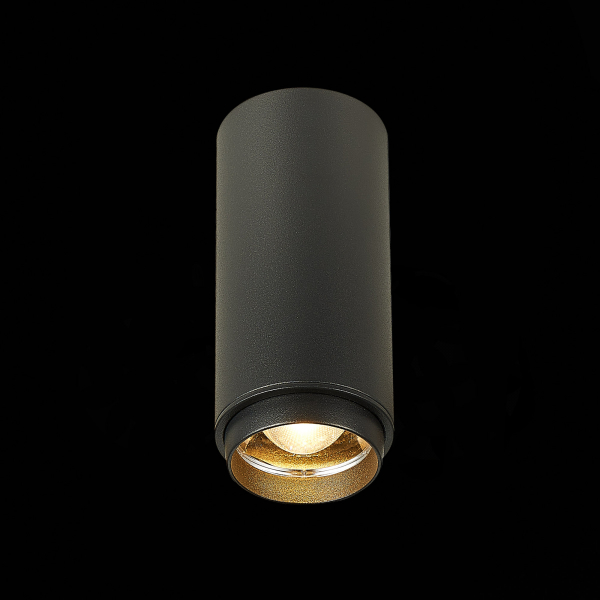 ST600.432.10 Светильник потолочный Zoom Черный LED 1*10W 3000K 1 000Lm Ra&gt;80 15-60° IP20 D59xH130 170-240VV Накладные светильники, изображение 3