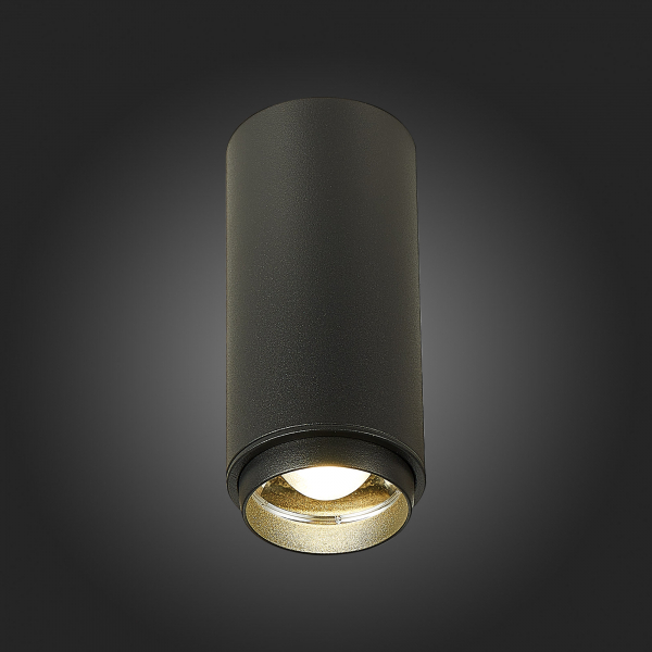 ST600.442.10 Светильник потолочный Zoom Черный LED 1*10W 4000K 1 000Lm Ra&gt;80 15-60° IP20 D59xH130 170-240VV Накладные светильники, изображение 5