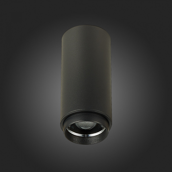 ST600.432.10 Светильник потолочный Zoom Черный LED 1*10W 3000K 1 000Lm Ra&gt;80 15-60° IP20 D59xH130 170-240VV Накладные светильники, изображение 6