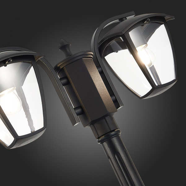 SL081.405.02 Светильник уличный наземный ST-Luce Черный/Черный, Прозрачный E27 2*40W SIVINO, изображение 14