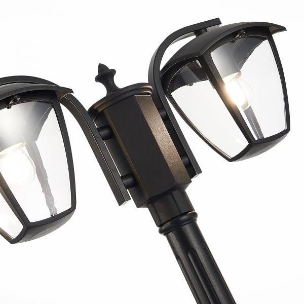 SL081.405.02 Светильник уличный наземный ST-Luce Черный/Черный, Прозрачный E27 2*40W SIVINO, изображение 4