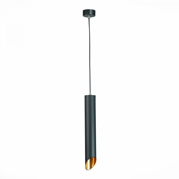ST152.413.01 Светильник подвесной Черный GU10 1*50W  IP20 D60xH400 220V Без ламп Подвесные светильники, изображение 2
