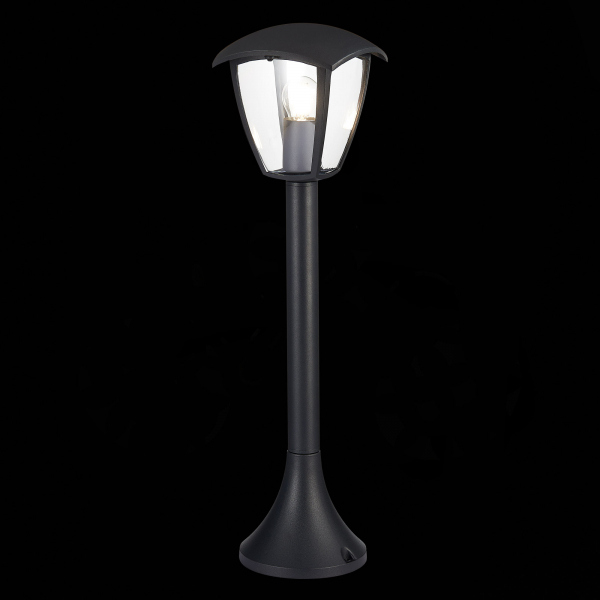SL081.405.01 Светильник уличный наземный ST-Luce Черный/Черный, Прозрачный E27 1*40W SIVINO, изображение 4