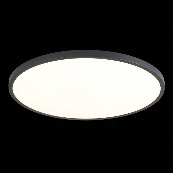 ST601.442.48 Светильник потолочный Черный LED 1*48W 4000K 4 320Lm Ra&gt;90 120° IP20 D600xH27 185-265V Накладные светильники, изображение 3