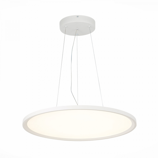 ST602.543.56 Светильник подвесной Белый LED 1*56W 4000K 5 040Lm Ra&gt;80 120 IP20 D600xH35 185-265V Подвесные светильники