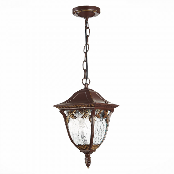 SL083.703.01 Светильник уличный подвесной ST-Luce Кофейный/Кофейный, Прозрачный E27 1*60W CHIANI, изображение 2