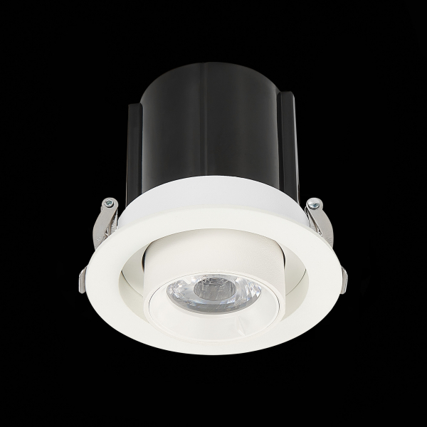 ST702.138.12 Св-к встр. Белый LED 1*12W 3000K 900Lm Ra80 24° IP20 D90xH92 180-240V Встраиваемые светильники, изображение 6