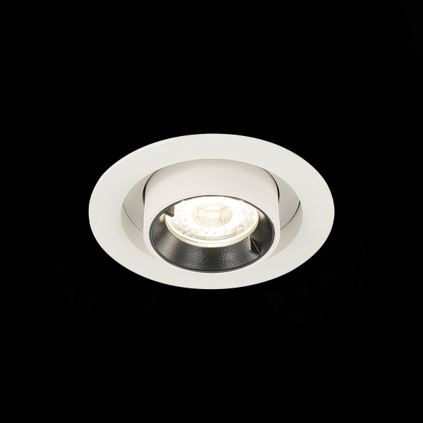 ST702.238.12 Св-к встр. Белый LED 1*12W 3000K 900Lm Ra80 24° IP20 D90xH92 180-240V Встраиваемые светильники, изображение 4