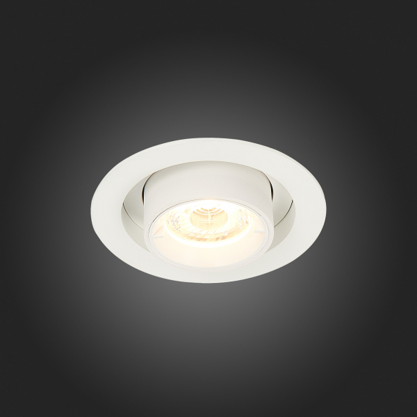 ST702.138.12 Св-к встр. Белый LED 1*12W 3000K 900Lm Ra80 24° IP20 D90xH92 180-240V Встраиваемые светильники, изображение 7