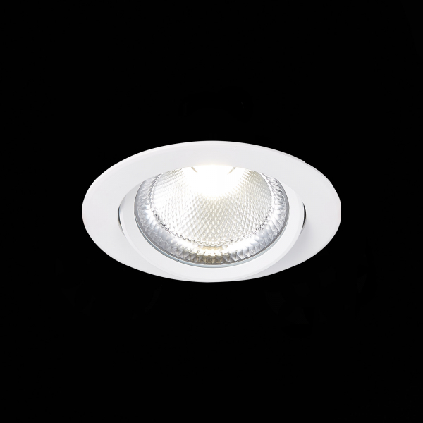 ST211.538.24.36 Св-к встр. Белый LED 1*24W 3000K 1 800Lm Ra80 36° IP20 D138xH88 220-240V Встраиваемые светильники, изображение 7
