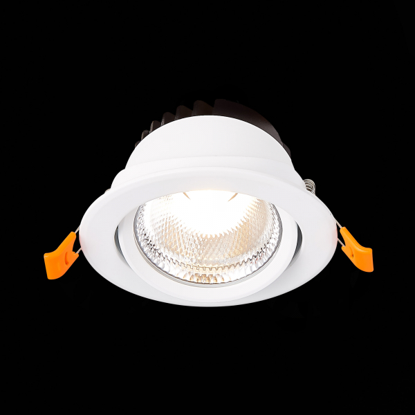 ST211.538.10.36 Св-к встр. Белый LED 1*10W 3000K 750Lm Ra80 36° IP20 D109xH65 220-240V Встраиваемые светильники, изображение 5
