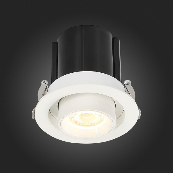 ST702.138.12 Св-к встр. Белый LED 1*12W 3000K 900Lm Ra80 24° IP20 D90xH92 180-240V Встраиваемые светильники, изображение 8