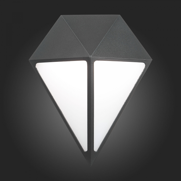 SL9500.441.01 Светильник уличный настенный ST-Luce Черный/Белый,Черный LED 1*12W 4000K CUBISMO, изображение 5