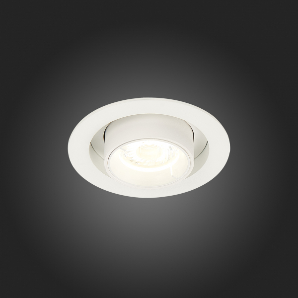 ST702.148.12 Св-к встр. Белый LED 1*12W 4000K 900Lm Ra80 24° IP20 D90xH92 180-240V Встраиваемые светильники, изображение 5