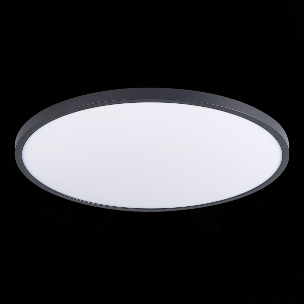 ST601.442.48 Светильник потолочный Черный LED 1*48W 4000K 4 320Lm Ra&gt;90 120° IP20 D600xH27 185-265V Накладные светильники, изображение 4