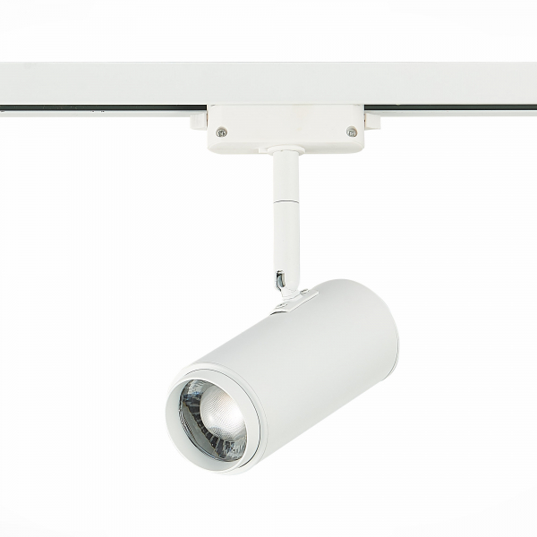 ST600.536.12 Св-к трек. Zoom Белый LED 1*12W 3000K 1 200Lm Ra&gt;80 15-60° IP20 L137xW59xH178 170-240V Однофазная трековая система, изображение 2