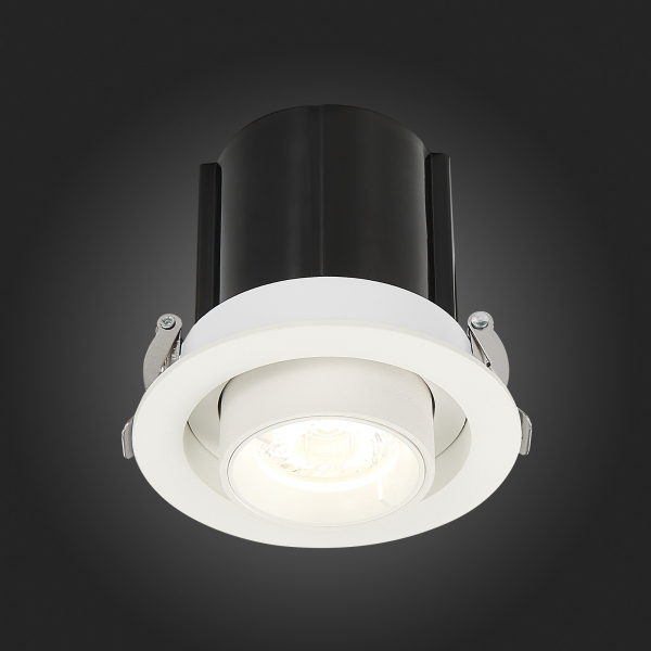 ST702.148.12 Св-к встр. Белый LED 1*12W 4000K 900Lm Ra80 24° IP20 D90xH92 180-240V Встраиваемые светильники, изображение 6
