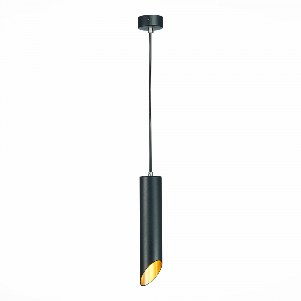 ST152.403.01 Светильник подвесной Черный GU10 1*50W  IP20 D60xH300 220V Без ламп Подвесные светильники