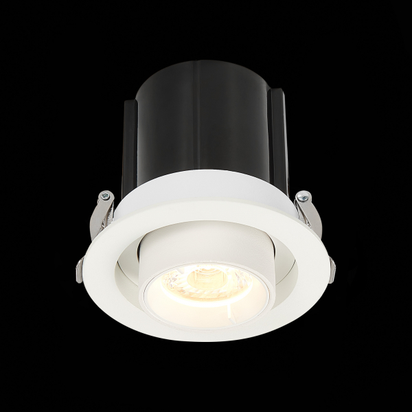 ST702.138.12 Св-к встр. Белый LED 1*12W 3000K 900Lm Ra80 24° IP20 D90xH92 180-240V Встраиваемые светильники, изображение 5