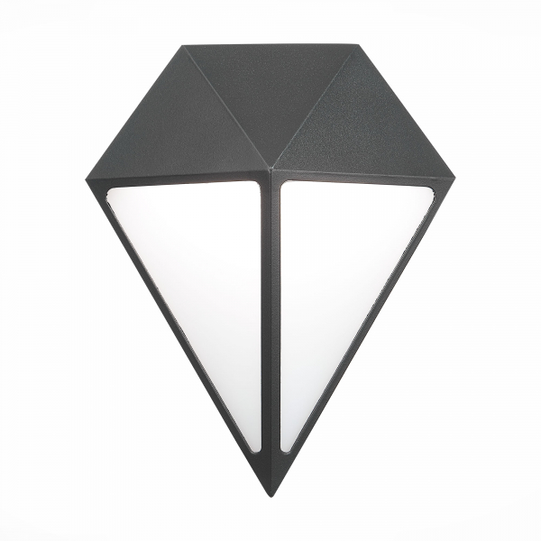 SL9500.441.01 Светильник уличный настенный ST-Luce Черный/Белый,Черный LED 1*12W 4000K CUBISMO