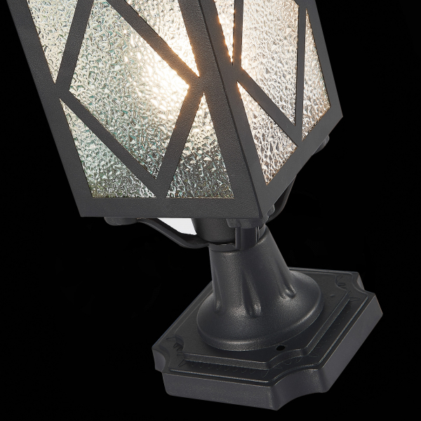 SL084.405.01 Светильник уличный наземный ST-Luce Черный/Черный, Прозрачный E27 1*60W LORNE, изображение 6