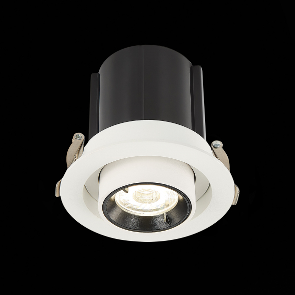ST702.238.12 Св-к встр. Белый LED 1*12W 3000K 900Lm Ra80 24° IP20 D90xH92 180-240V Встраиваемые светильники, изображение 5