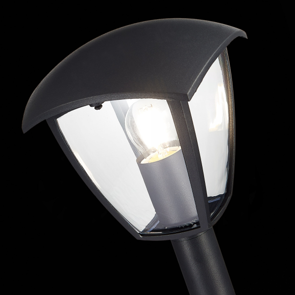 SL081.405.01 Светильник уличный наземный ST-Luce Черный/Черный, Прозрачный E27 1*40W SIVINO, изображение 6