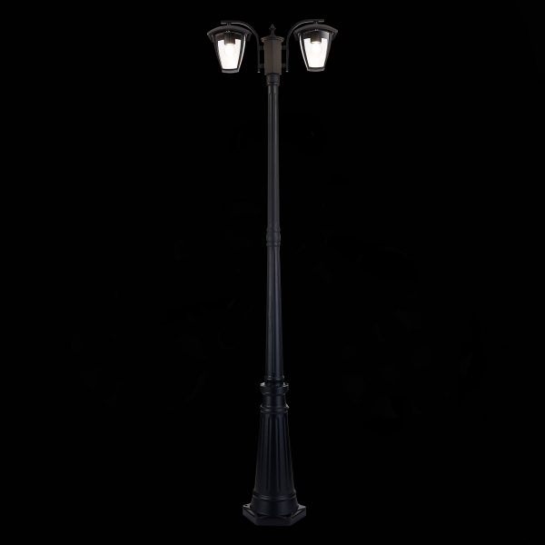 SL081.405.02 Светильник уличный наземный ST-Luce Черный/Черный, Прозрачный E27 2*40W SIVINO, изображение 8