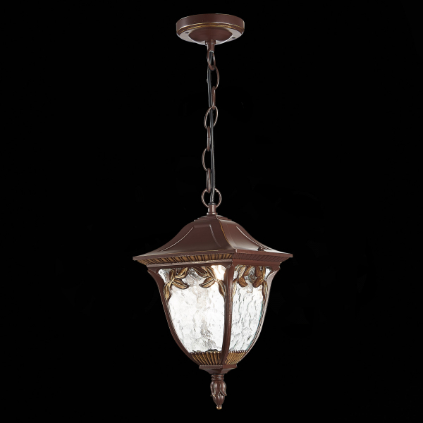 SL083.703.01 Светильник уличный подвесной ST-Luce Кофейный/Кофейный, Прозрачный E27 1*60W CHIANI, изображение 4
