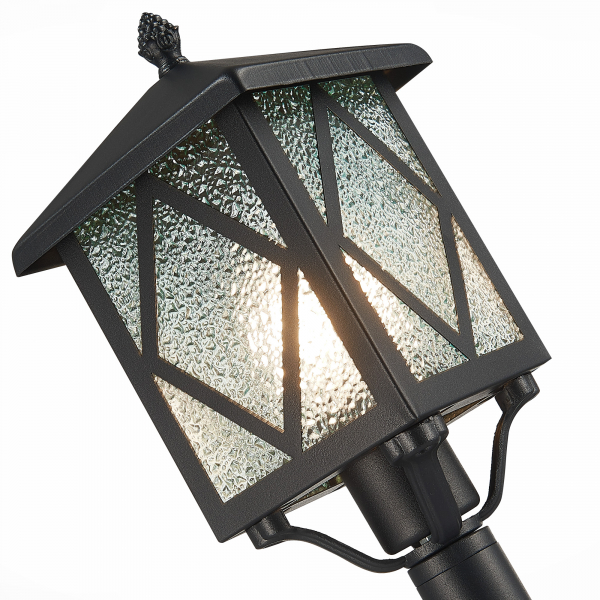 SL084.415.01 Светильник уличный наземный ST-Luce Черный/Черный, Прозрачный E27 1*60W LORNE, изображение 3