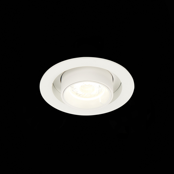 ST702.148.12 Св-к встр. Белый LED 1*12W 4000K 900Lm Ra80 24° IP20 D90xH92 180-240V Встраиваемые светильники, изображение 3